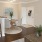 a living area with a dining area attached