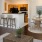 a kitchen with an adjacent dining area
