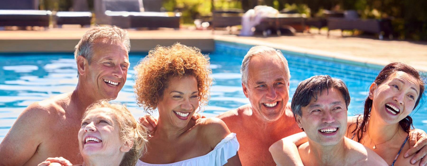 people in a pool